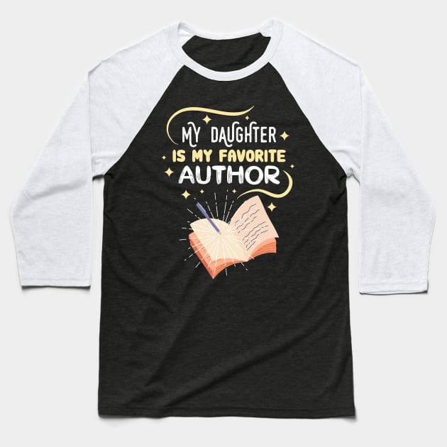 Writing - Favorite Author - Funny Writer Gift Baseball T-Shirt by Fresan